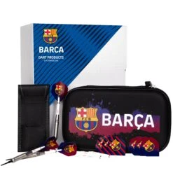 Barcelona FC Darts Gift Set - Soft Tip -Dart Shop 1102 DC NewGiftsets Football BarcaSoftTip1