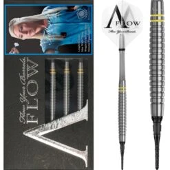 *Dynasty Darts - Black Line CT - Soft Tip - Fallon Sherrock - DLC Black Titanium - Fallon 3