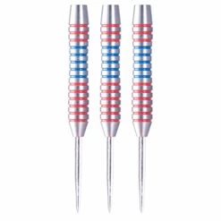 *Designa Scallop Darts - Steel Tip - Ringed - Blue & Red - Barrels Only - 22g