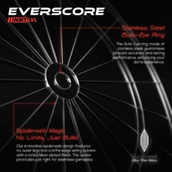 Goat - Everscore Dartboard - African Sisal - Professional -Dart Shop 4 wirefront