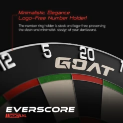 Goat - Everscore Dartboard - African Sisal - Professional -Dart Shop 6 topring