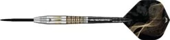 Mission Almudena Fajardo Ayuso Darts - Steel Tip - 95% Tungsten - Gold PVD Milled Silver -Dart Shop ALMUDENAFAJARDO TUNGSTENDARTCLOSE