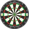 Aston Villa FC Dartboard - Professional Level - Official Licensed - AVFC