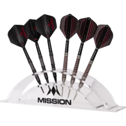 *Mission Station 6 - Holds 6 Darts - Acrylic Darts Display Arc