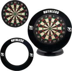 Ruthless Mini Desktop Dartboard And Surround Set