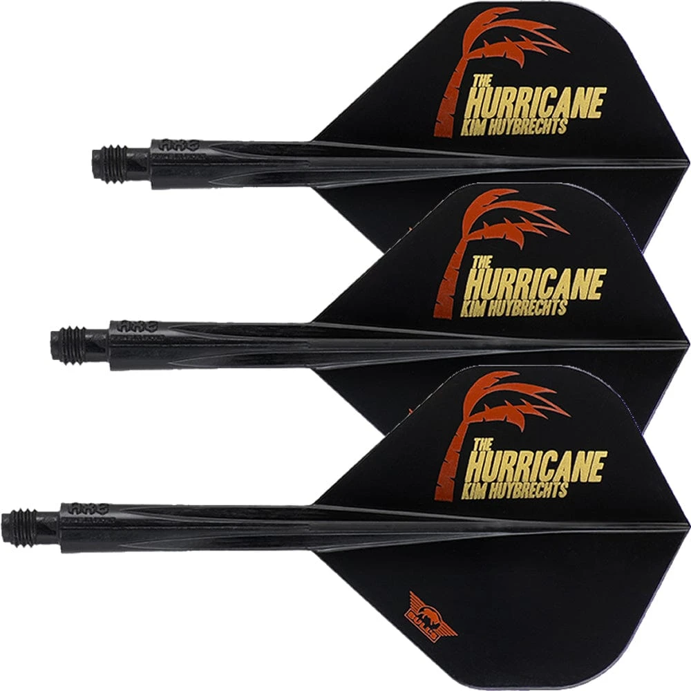 Bulls Condor AXE Dart Flights - Kim Huybrechts - Standard - Black 2 Bulls Condor AXE Dart Flights - Kim Huybrechts - Standard - Black - Image 2