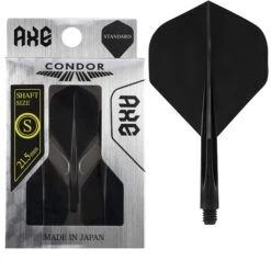 Condor AXE Dart Flights - Standard - Black -Dart Shop CN157 1
