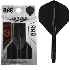 Condor AXE Dart Flights - Standard - Black -Dart Shop CN158 1