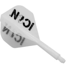Condor AXE Player Dart Flights - Standard - African Warrior - Icon - White -Dart Shop CN307 1