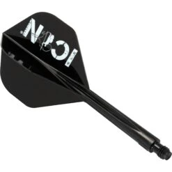 Condor AXE Player Dart Flights - Standard - African Warrior - Icon - Black