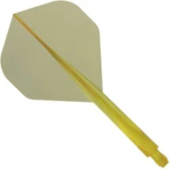 Condor AXE Dart Flights - Standard - Clear Yellow