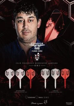 Condor AXE Dart Flights - Juan Rodriguez - Standard - ONI - Mixed -Dart Shop Condor Flights Juan Rodriguez Oni Ad d89bb6cc 09b3 47a6 9ca4 e40a383cdd37