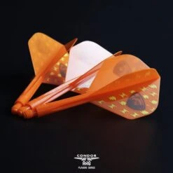 *Condor AXE Player Series Dart Flights - Miyu Miyawaki - Thunderbolt Bear - Standard - Orange -Dart Shop Condor Thunderbolt Bear Dart Flights Std Orange 4