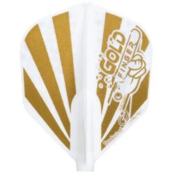 *Cosmo Fit Flight AIR - Harith Lim 5 -Shape - Mix - Gold Stripe -Dart Shop Cosmo Dart Flights Harith Lim 5 FFA Shape Black 4