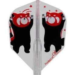 Cosmo Fit Flight AIR - Shape - Mix - Red Panda -Dart Shop Cosmo Dart Flights Red Panda FFA Shape Nat 1