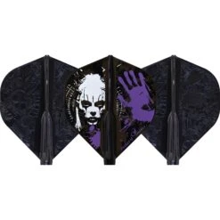 Cosmo Fit Flight AIR - Standard - Black - Evil C - Purple -Dart Shop Cosmo Evil C Air StandardNo2 Purple 1c