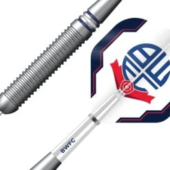 Bolton Wanderers Darts - Steel Tip Brass - Official Licensed - BWFC - 22g -Dart Shop DAUMHI S
