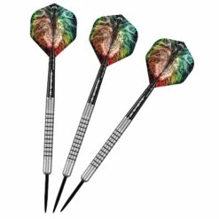 Mission Dominik Grüllich Darts - Steel Tip - 95% Tungsten - Silver-Black Rings -Dart Shop DOMINIKGRULLICH TUNGSTENDART5