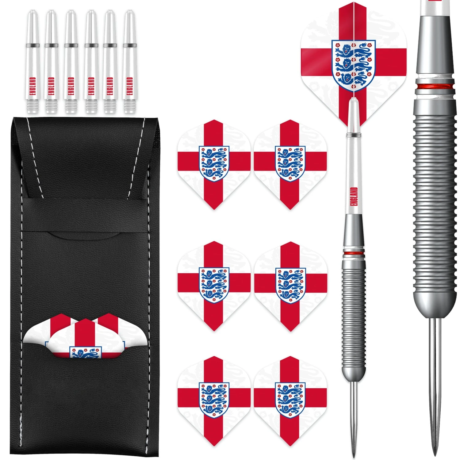 England Football Darts - Steel Tip Brass - Official Licensed - Logo - 22g 1 England Football Darts - Steel Tip Brass - Official Licensed - Logo - 22g