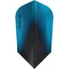 Harrows Sonic X Dart Flights - Slim Shape - Sonic-X - Aqua Blue - 100 Sets (300 Flights)