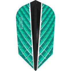 Harrows Quantum X Dart Flights - 100 Micron - Slim - Jade - 100 Sets (300 Flights)