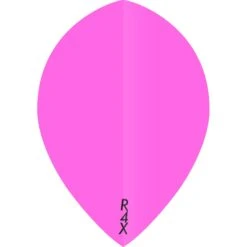 Ruthless R4X - Solid - Dart Flights - 100 Micron - 1625 - Pear - Fluro Pink - 100 Sets (300 Flights)