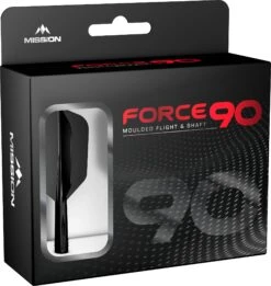 Mission Force 90 - New Moulded Flight & Shaft System - Black - Slim 11 Mission Force 90 - New Moulded Flight & Shaft System - Black - Slim -Dart Shop Force90 Pack Slim Black