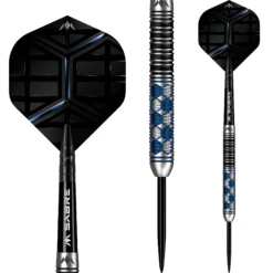Mission Hexon Darts - Steel Tip - 90% - Blue PVD -Dart Shop HEXON TUNGSTENDART2