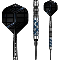 Mission Hexon Darts - Soft Tip - 90% - Blue PVD -Dart Shop HEXON TUNGSTENSOFTDART2