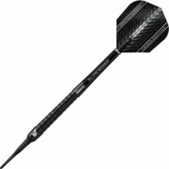 Harrows Supergrip Black Darts - Soft Tip - 18g -Dart Shop HarrowsSupergripBlackSoftDartDiagonal
