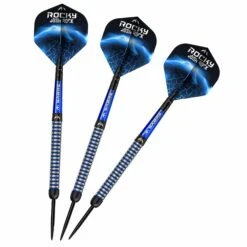 Mission Josh Rock Darts V1 - Steel Tip - 95% - Rocky - Black & Blue -Dart Shop JOSHROCK TUNGSTENDART
