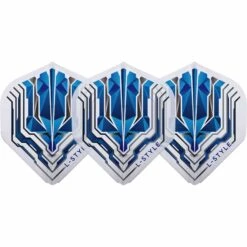 L-Style - EZ L-Flights - Integrated Champagne Ring - L1EZ Standard - Origin Series - Clear -Dart Shop L Style Flights Origins L1EZ Blue 3