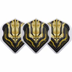 L-Style - EZ L-Flights - Integrated Champagne Ring - L1EZ Standard - Origin Series - Clear -Dart Shop L Style Flights Origins L1EZ Gold 3