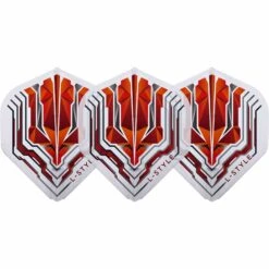 L-Style - EZ L-Flights - Integrated Champagne Ring - L1EZ Standard - Origin Series - Clear -Dart Shop L Style Flights Origins L1EZ Red 3