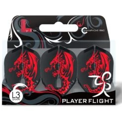 L-Style - L-Flights - L3 Pro - Champagne Ring - Shape - Neil Duff - Dragon -Dart Shop L Style L3PRO Neil Duff Black Pack
