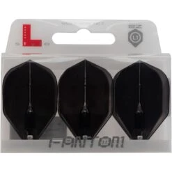 L-Style - Fantom Flights - Integrated Champagne Ring - L1EZ - Colours -Dart Shop L Style Fantom Dart Flights L1 Black 2