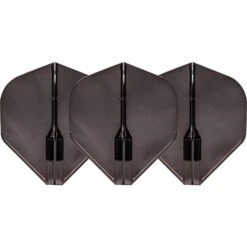 L-Style - Fantom Flights - Integrated Champagne Ring - L1EZ - Colours -Dart Shop L Style Fantom Dart Flights L1 Black 3