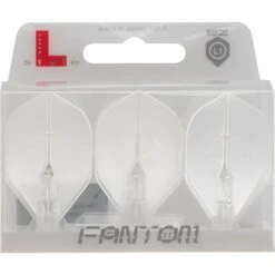 L-Style - Fantom Flights - Integrated Champagne Ring - L1EZ - Colours -Dart Shop L Style Fantom Dart Flights L1 Clear 2