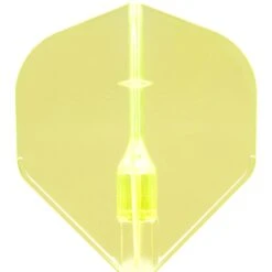 L-Style - Fantom Flights - Integrated Champagne Ring - L1EZ - Colours -Dart Shop L Style Fantom Dart Flights L1 Neon Yellow 1