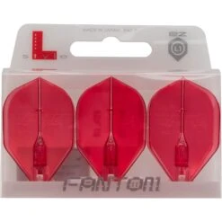 L-Style - Fantom Flights - Integrated Champagne Ring - L1EZ - Colours -Dart Shop L Style Fantom Dart Flights L1 Red 2