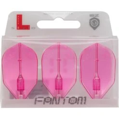 L-Style - Fantom Flights - Integrated Champagne Ring - L3EZ - Colours -Dart Shop L Style Fantom Dart Flights L3 Clear Pink 2