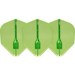 L-Style - Fantom Flights - Integrated Champagne Ring - L3EZ - Colours -Dart Shop L Style Fantom Dart Flights L3 Green 3