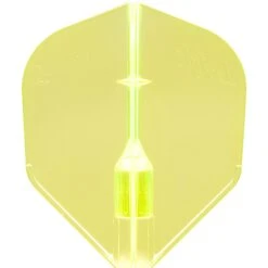 L-Style - Fantom Flights - Integrated Champagne Ring - L3EZ - Colours -Dart Shop L Style Fantom Dart Flights L3 Neon Yellow 1