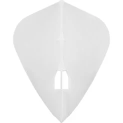 L-Style - L-Flights - L4 Pro - Champagne Ring - Kite - White -Dart Shop L Style Flights L4Pro Kite ClearWhite 1