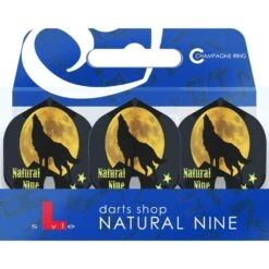 *L-Style - N9 L-Flight Pro - Champagne Ring - Std - Maverick - Black -Dart Shop LS438 1