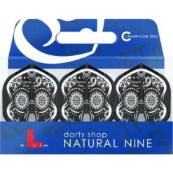 *L-Style - N9 L-Flight Pro - Champagne Ring - Std - Calavera - Black -Dart Shop LS445 1