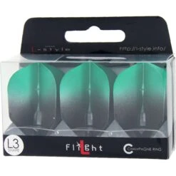 L-Style - L-Flight Pro - Champagne Ring - L3 Shape - Two Tone - Black -Dart Shop LS498 1