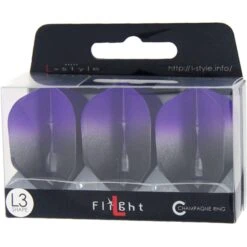 L-Style - L-Flight Pro - Champagne Ring - L3 Shape - Two Tone - Black -Dart Shop LS499 1