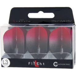 L-Style - L-Flight Pro - Champagne Ring - L3 Shape - Two Tone - Black -Dart Shop LS502 1