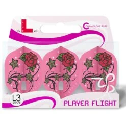 *L-Style - L-Flight Pro - Champagne Ring - L3 Shape - Lisa Ashton - V2 - Hot Pink -Dart Shop LS636 1
